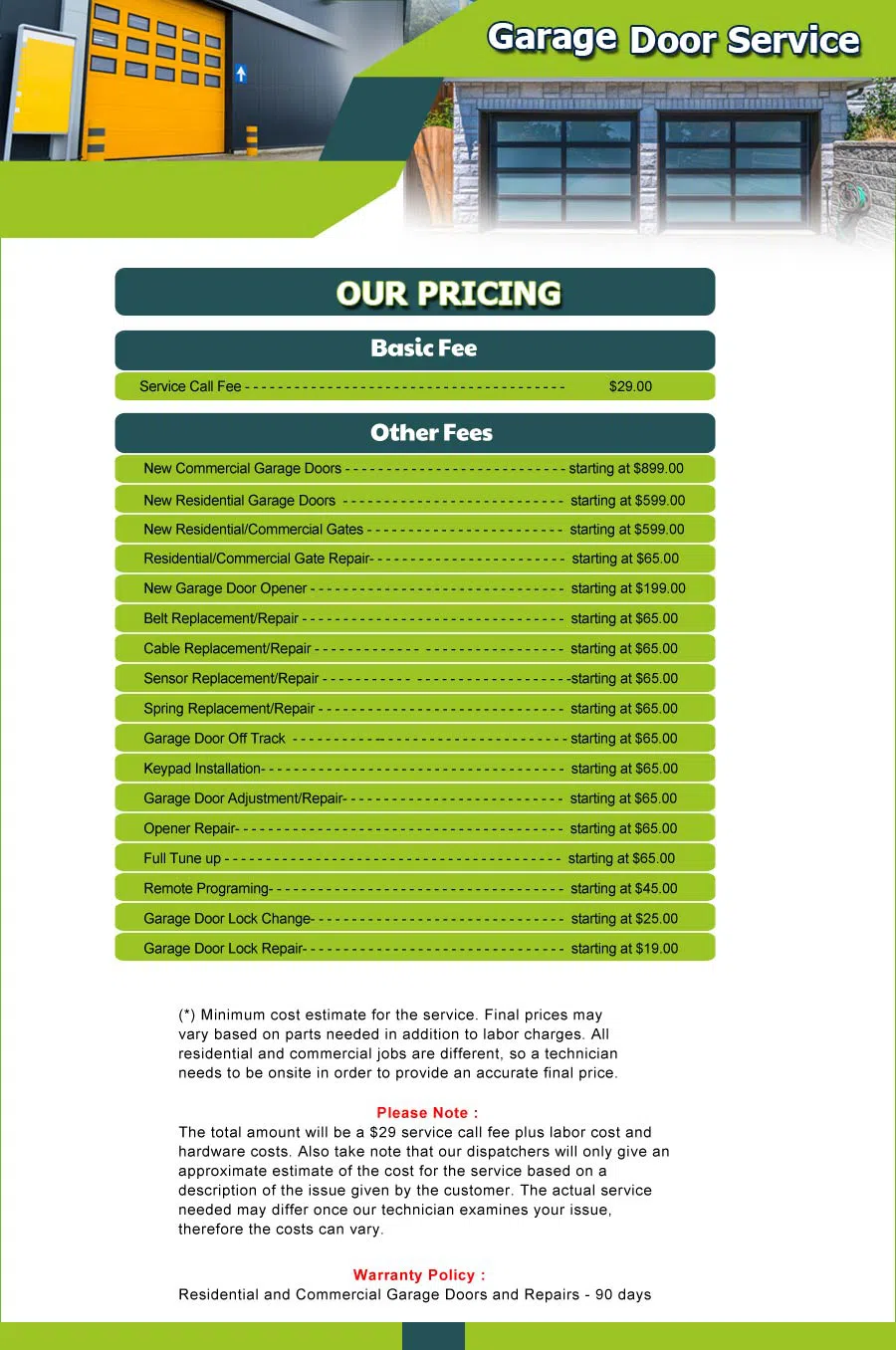 Garage Door 24 Hours Repairs HoustonTX, TX 713-292-1453